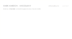 Desktop Screenshot of markmardon.com