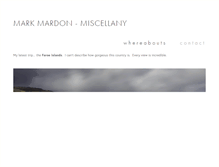 Tablet Screenshot of markmardon.com